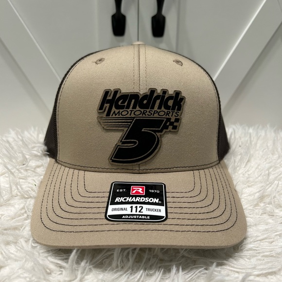 Laser engraved, Hendrick Motorsports #5 Richardson 112 trucker hat. - Picture 4 of 8